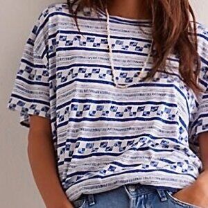 We The Free Nina Printed Tee Size S New with store tag